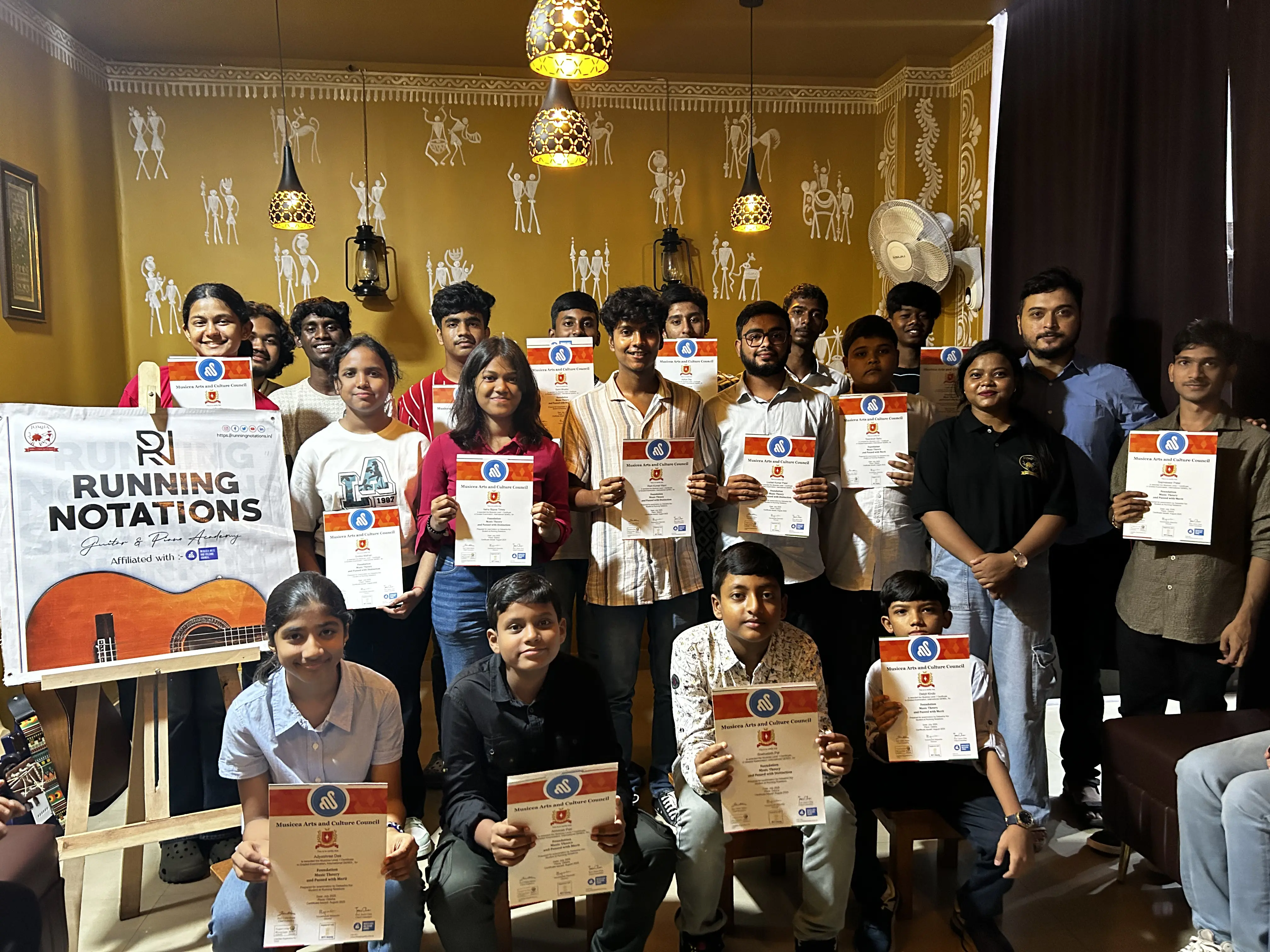 Running Notations event at JOMHA Restaurant